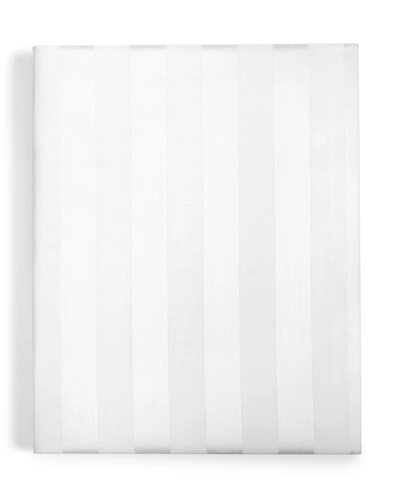 CHARTER CLUB 1.5" STRIPE 550 THREAD COUNT 100% COTTON 18" FITTED SHEET, KING, EXCLUSIVELY AT MACY'S