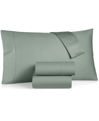 CHARTER CLUB SOLID 550 THREAD COUNT 100% COTTON 4-PC. SHEET SET, KING, EXCLUSIVELY AT MACY'S