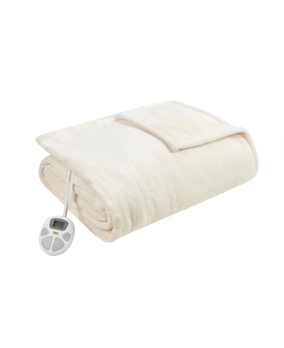 SERTA ELECTRIC PLUSH BLANKET, FULL