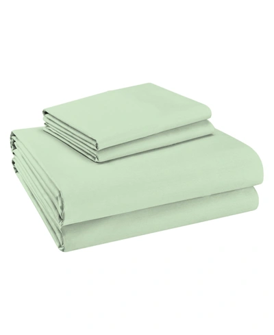 PURITY HOME 400 THREAD COUNT COTTON PERCALE 4-PC. SHEET SET, KING