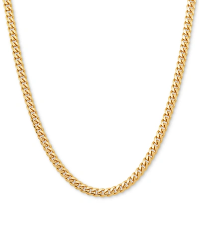 GIANI BERNINI CURB LINK 24" CHAIN NECKLACE IN STERLING SILVER OR 18K GOLD-PLATED OVER STERLING SILVER