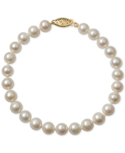 BELLE DE MER CULTURED FRESHWATER PEARL BRACELET (6MM) IN 14K GOLD