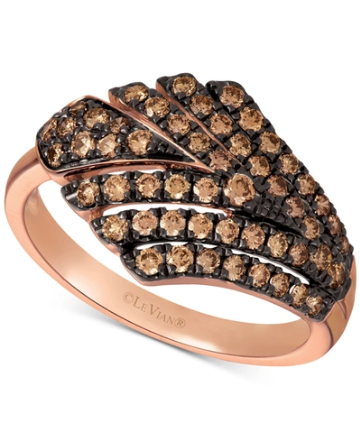 LE VIAN CHOCOLATE DIAMOND STATEMENT RING (5/8 CT. T.W.) IN 14K ROSE GOLD