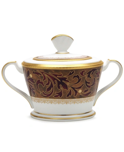 NORITAKE "XAVIER GOLD" COVERED SUGAR