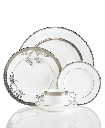 VERA WANG WEDGWOOD DINNERWARE, LACE 5 PIECE PLACE SETTING