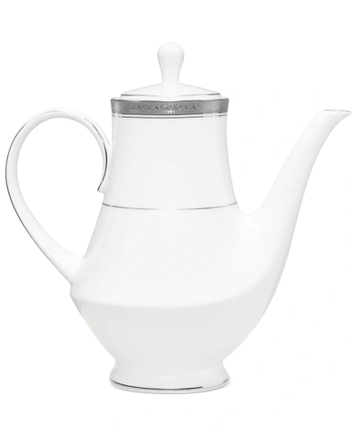 NORITAKE DINNERWARE, CRESTWOOD PLATINUM COFFEE POT