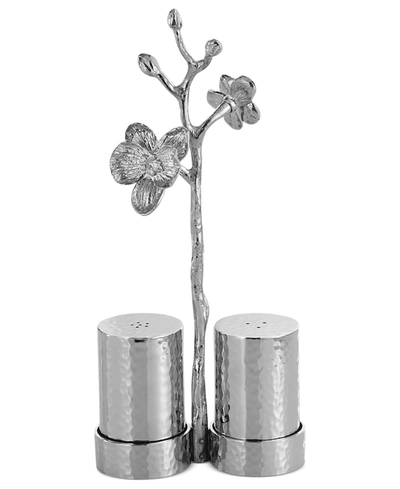 MICHAEL ARAM WHITE ORCHID SALT AND PEPPER SHAKERS