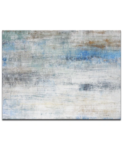 READY2HANGART 'SANDY BEACH' ABSTRACT CANVAS WALL ART, 30X40"