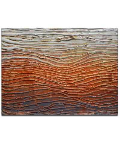 READY2HANGART 'BROIL' ANSTRACT CANVAS WALL ART, 30X40"