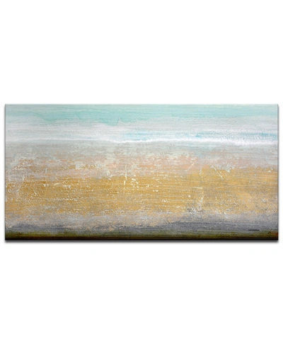 READY2HANGART 'BEACH SAND' CANVAS WALL ART, 18X36"