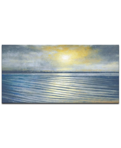 READY2HANGART , 'WATER RIPPLES' ABSTRACT CANVAS WALL ART SET, 24X48"