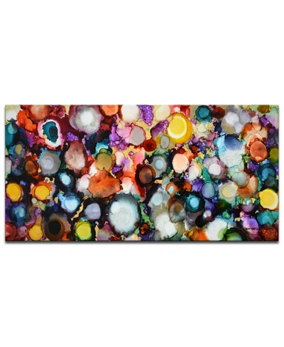 READY2HANGART 'JOYOUS GEMS' CANVAS WALL ART, 24X48"