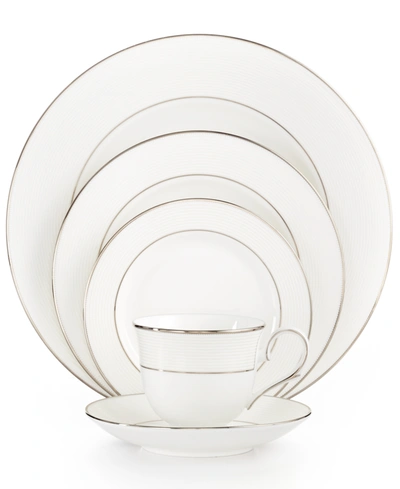 LENOX OPAL INNOCENCE STRIPE 5-PIECE PLACE SETTING