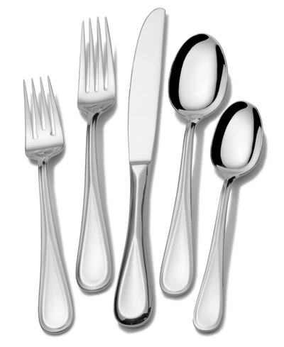MIKASA BRAVO 101-PIECE 18/10 STAINLESS STEEL FLATWARE SET, SERVICE FOR 12