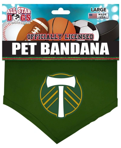 ALL STAR DOGS GREEN PORTLAND TIMBERS PET BANDANA