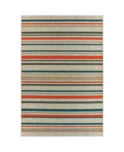 JHB DESIGN LATITUDE 602W3 GRAY 6'7" X 9'2" OUTDOOR AREA RUG