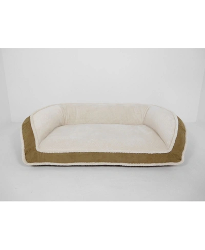 ARLEE HOME FASHIONS CLOSEOUT! ARLEE DEEP SEATED LOUNGER SOFA AND COUCH STYLE PET BED, LARGE