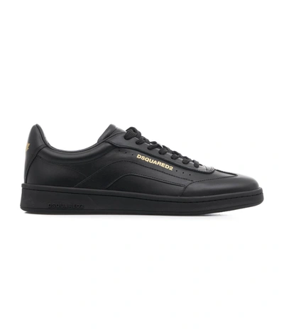 DSQUARED2 MEN'S  BLACK OTHER MATERIALS SNEAKERS