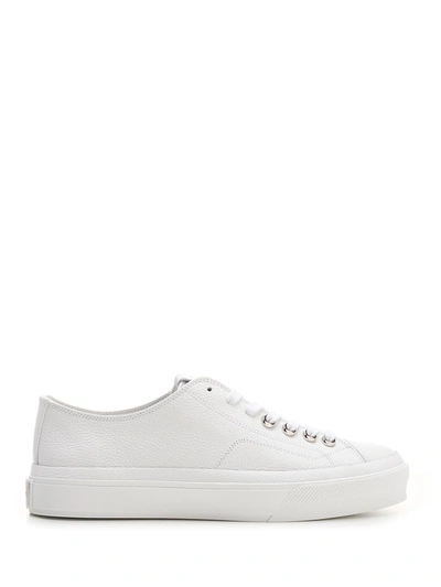 GIVENCHY GIVENCHY MEN'S WHITE LEATHER SNEAKERS