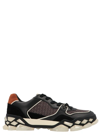 JIMMY CHOO MEN'S  BLACK OTHER MATERIALS SNEAKERS
