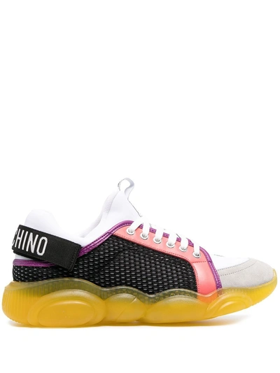 MOSCHINO MEN'S  MULTICOLOR POLYESTER SNEAKERS