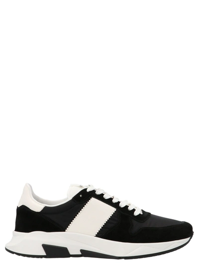TOM FORD MEN'S  BLUE OTHER MATERIALS SNEAKERS