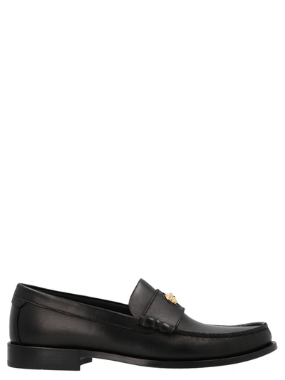 VERSACE MEN'S  BLACK OTHER MATERIALS LOAFERS
