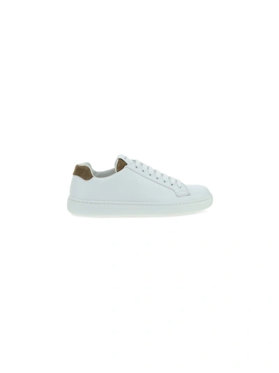 CHURCH'S MEN'S  WHITE OTHER MATERIALS SNEAKERS