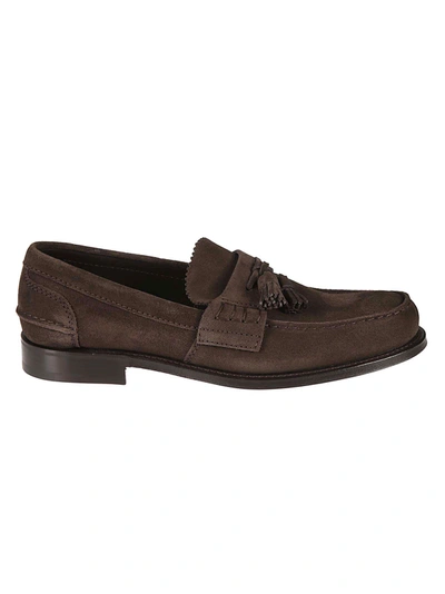 CHURCH'S MEN'S  BROWN OTHER MATERIALS LOAFERS