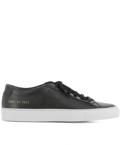 COMMON PROJECTS COMMON PROJECTS WOMEN'S  BLACK LEATHER SNEAKERS