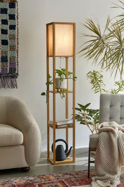 URBAN OUTFITTERS DEAN SHELF FLOOR LAMP