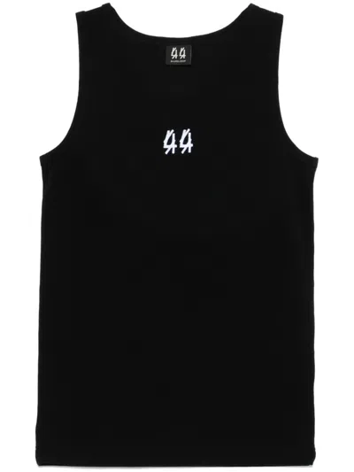 44 LABEL GROUP LOGO-EMBROIDERED TANK TOP