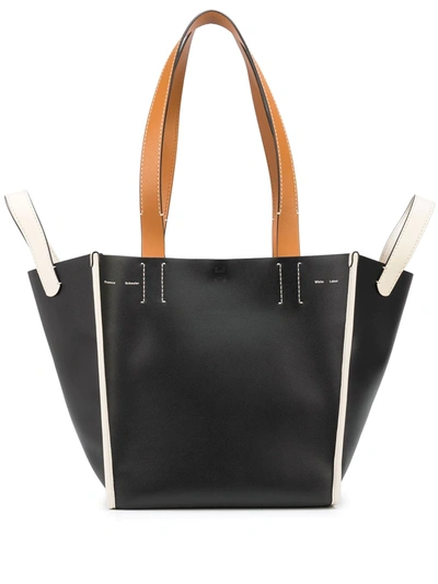 PROENZA SCHOULER WHITE LABEL LARGE MERCER LEATHER TOTE BAG