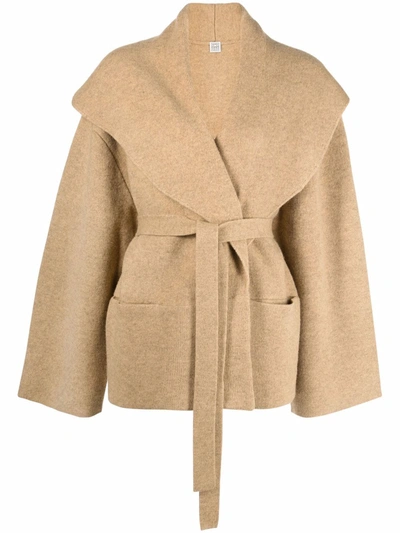 TOTÊME WOOL BLEND OVERSIZED COAT