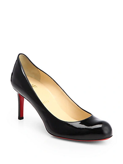 CHRISTIAN LOUBOUTIN Simple 70 Patent Leather Pumps
