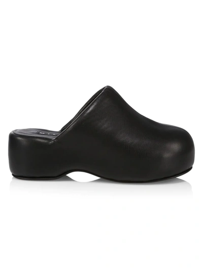 SIMON MILLER VEGAN LEATHER BUBBLE CLOGS