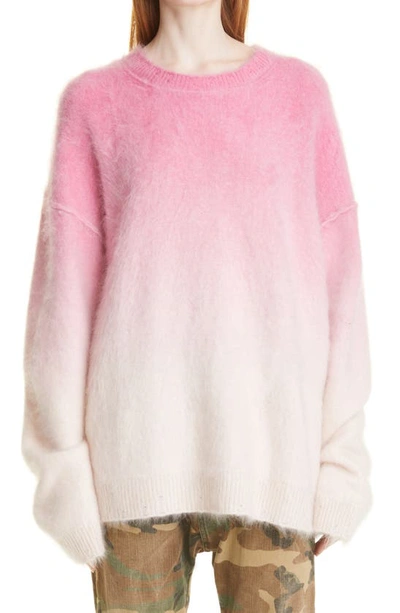 R13 JAPANESE BRUSHED CASHMERE DIP-DYE SWEATER