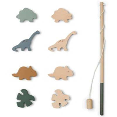 LIEWOOD LIEWOOD SEBASTIAN FISHING GAME DINO/HUNTER GREEN MULTI MIX