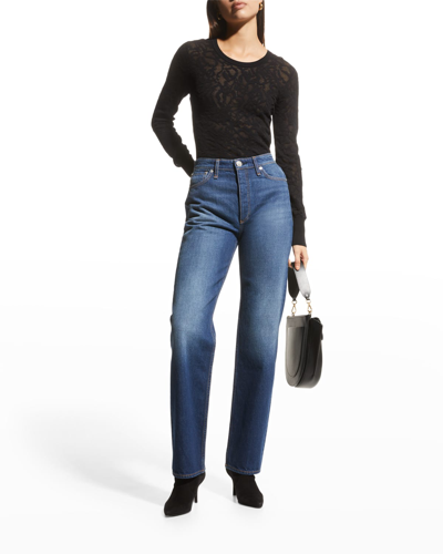 RAG & BONE PERRY LACE CREWNECK TEE