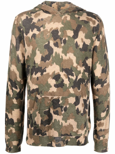 ZADIG & VOLTAIRE CLAY CAMOUFLAGE-PRINT HOODIE