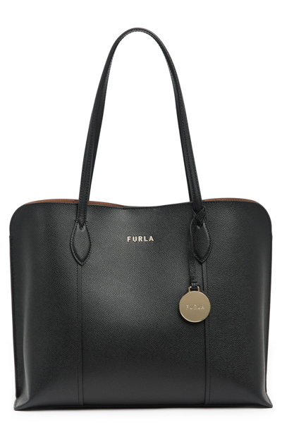 ★ FURLA ★ VITTORIA L Tote【完売前に!】多色 Furla Vittoria Leather Tote Bag In Nero