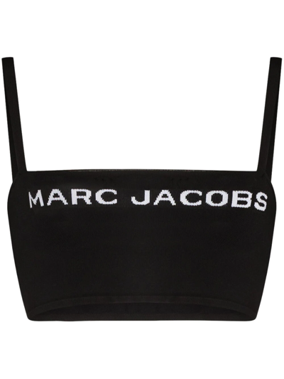 MARC JACOBS THE BANDEAU KNITTED CROP TOP