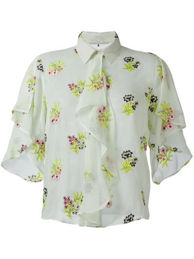 MARCO DE VINCENZO FLORAL EMBROIDERY SHIRT