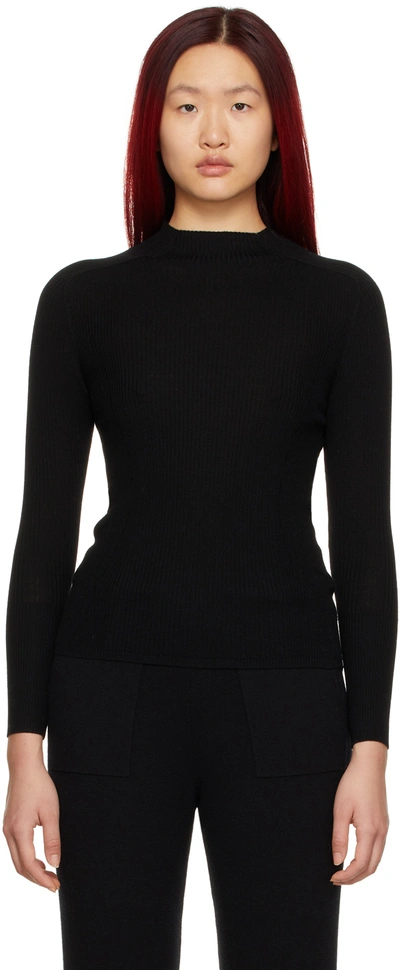 HUGO BOSS BLACK SOTTELLINA RIB KNIT TURTLENECK