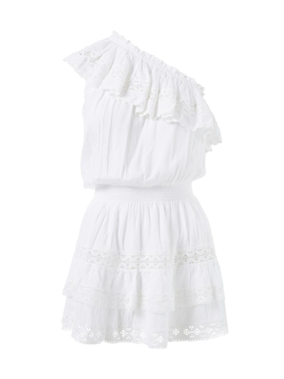 MELISSA ODABASH WOMEN'S DEBBIE ONE-SHOULDER MINIDRESS