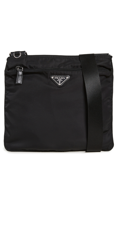 SHOPBOP ARCHIVE PRADA FLAT MESSENGER BAG