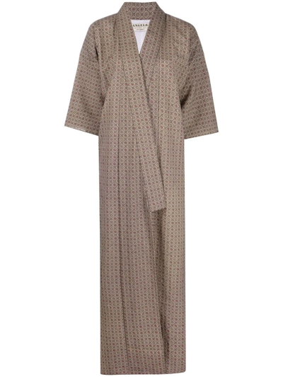 A.N.G.E.L.O. VINTAGE CULT 1970S GEOMETRIC PRINT KIMONO