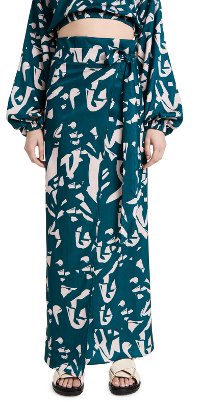 DIARRABLU SEUR BATIK BLU SKIRT BATIK BLUE