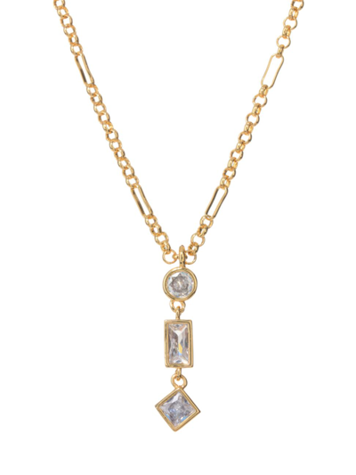 Luv Aj Women's Mixte 14k Gold-plated Cubic Zirconia Charm Necklace