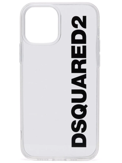 DSQUARED2 LOGO-PRINT IPHONE 12 PRO CASE